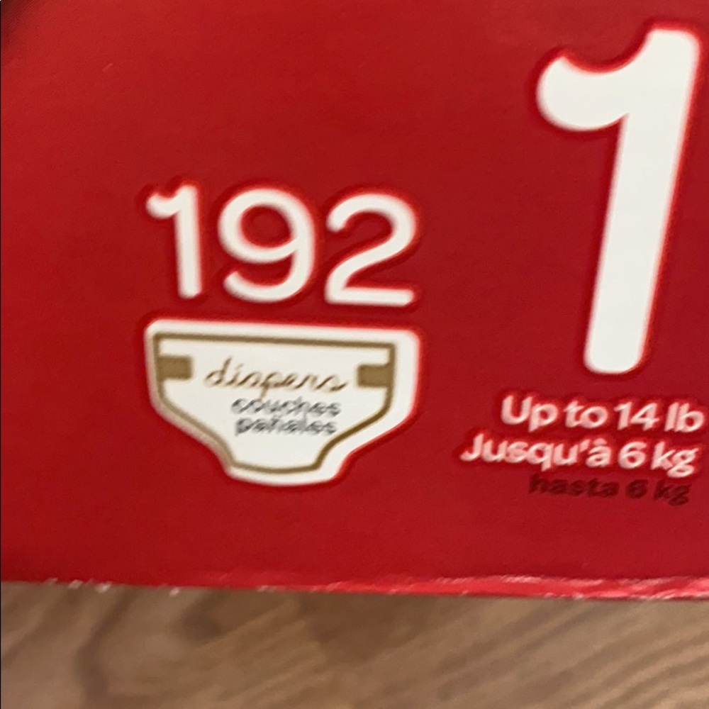 Size one diapers